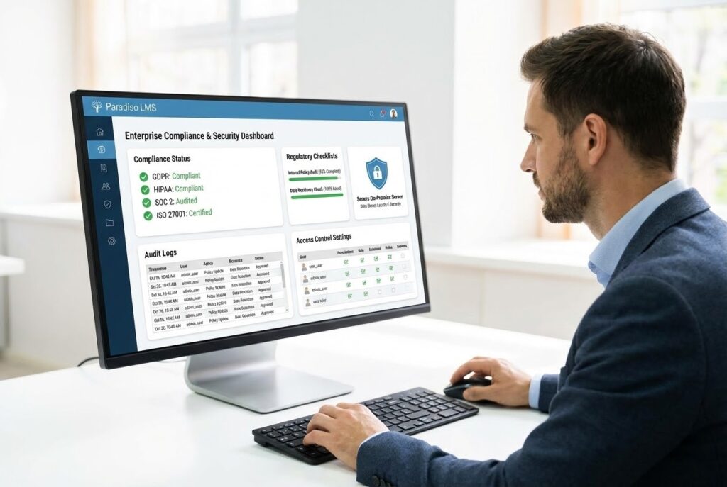 Paradiso LMS Built to Support Enterprise Compliance Requirements