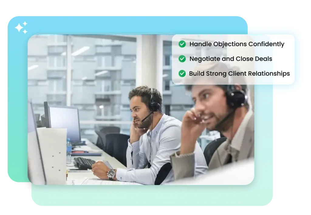 Inside sales representatives